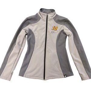 Chase Authentics NASCAR Danica Patrick 10 Grey Softshell Jacket Womens XS